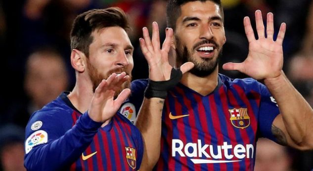 Messi dhe Suarez mbretërojnë në Europë