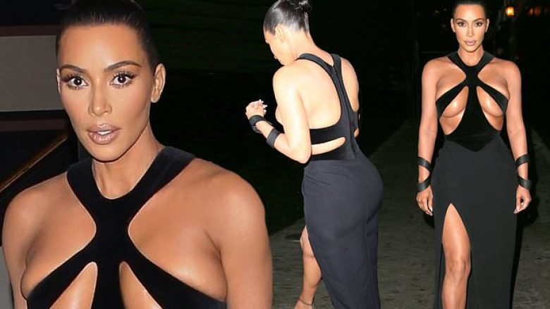 Kim Kardashian e ekzagjeron me veshjen në “Hollywood Beauty Awards”