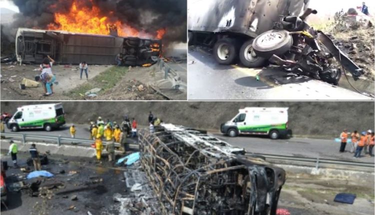 Autobusi përplaset me një kamioni, 21 të vdekur dhe 30 të plagosur