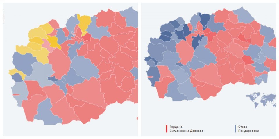 Rezultatet me 52% e votave të numëruara për zgjedhjet presidenciale në Maqedoninë e Veriut (Foto)