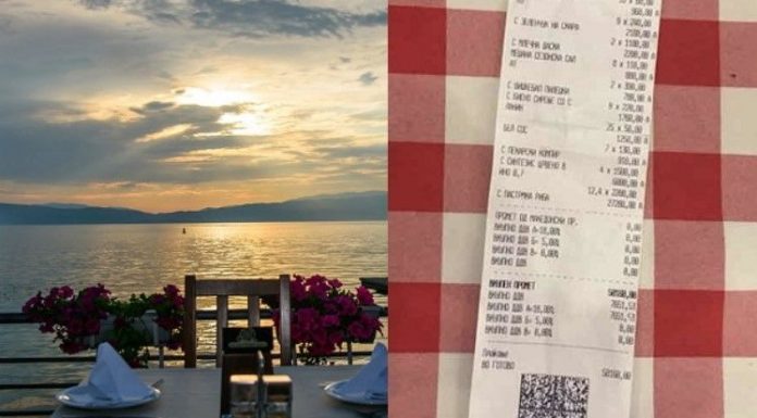 Turistët e huaj si u mashtruan në Ohër, për një drekë paguan mbi 800 euro?! (FOTO)