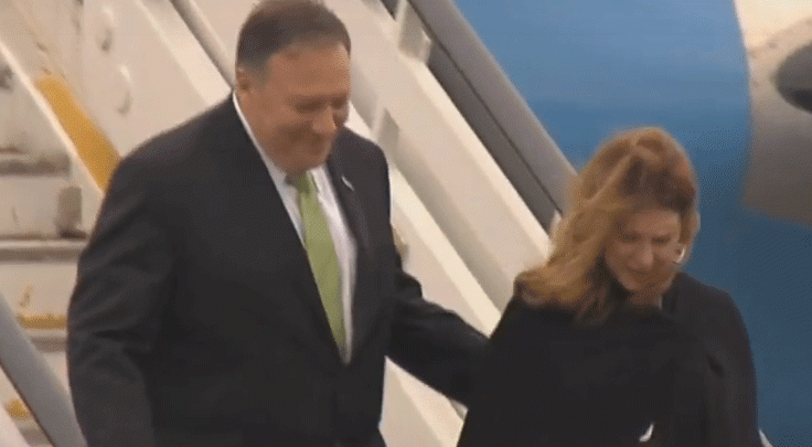 Majk Pompeo mbërrin në Ohër (video)