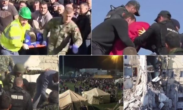 Al Jazeera me video prekëse, përshkruan pasojat e tërmeteve të fuqishme në Shqipëri