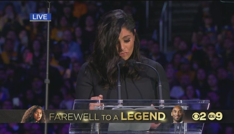 Fjalimi emocionues i gruas së Kobe Bryant (VIDEO)