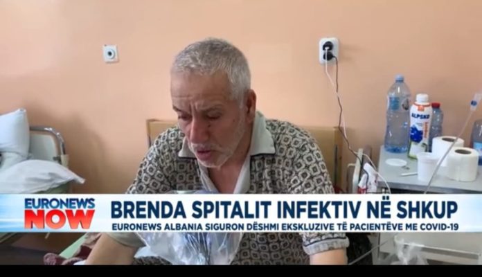 Pamje dhe bisedë me pacientët me Covid-19 nga Infektivi i Shkupit (VIDEO)