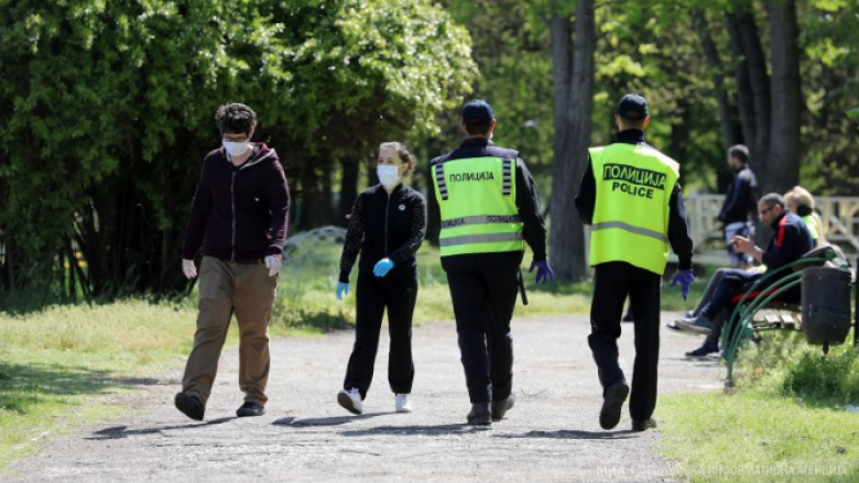 MPB Maqedoni: 628 gjoba për mosmbajtje të maskës