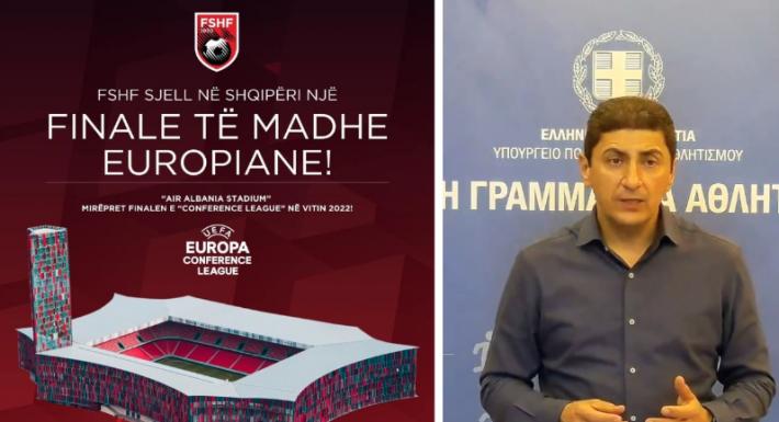 Finalja e Conference League në “Air Albania”, shpërthen zëvendësministri grek