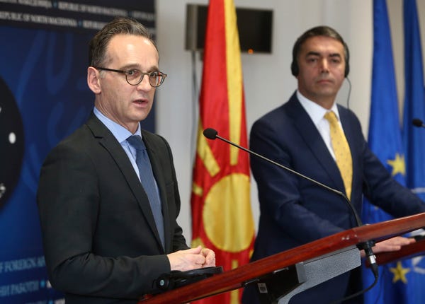 Maas: Gjermania kërkon zgjidhje për mosmarrëveshjen midis Shkupit dhe Sofjes