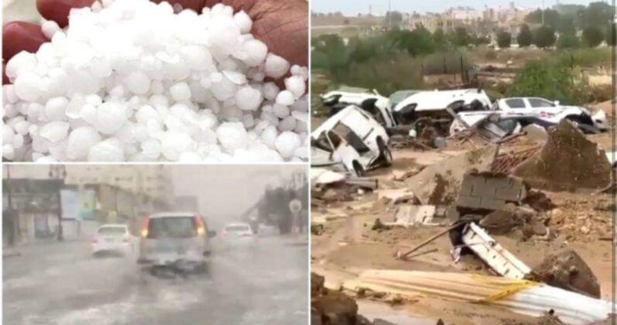 Stuhi e madhe godet Arabinë Saudite (VIDEO)
