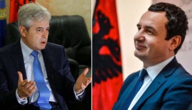 Ali Ahmeti uron Kryeministrin e Republikës së Kosovës, Albin Kurtin