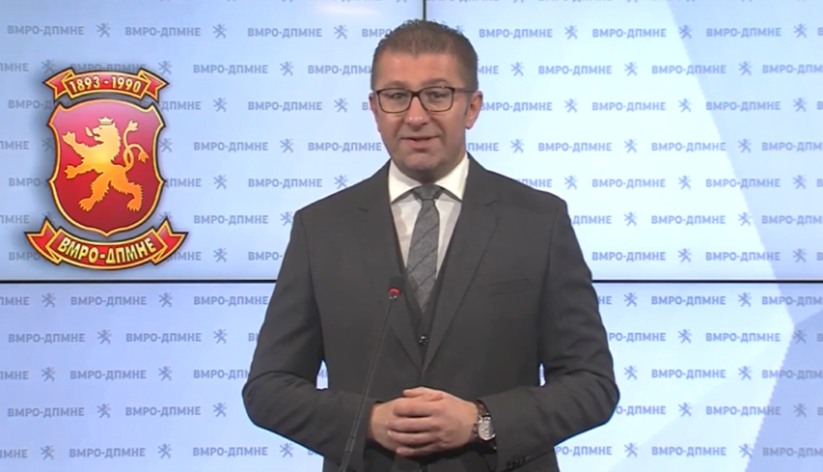 Mickoski: Jemi të gatshëm të krijojmë kuorumin në Kuvend për ligjet që kanë të bëjnë me krizën