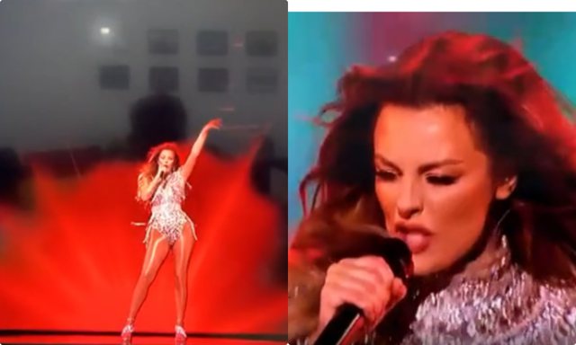 Anxhela këndoi shqip dhe ngriti Eurovizionin në këmbë