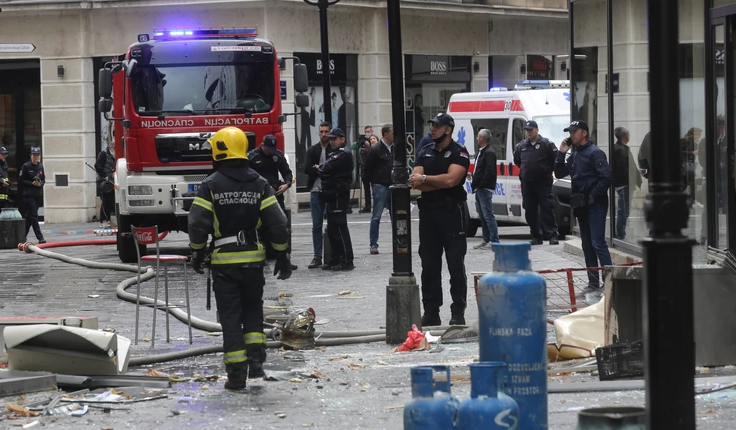 Shpërthim i fuqishme në Beograd, ka të lënduar