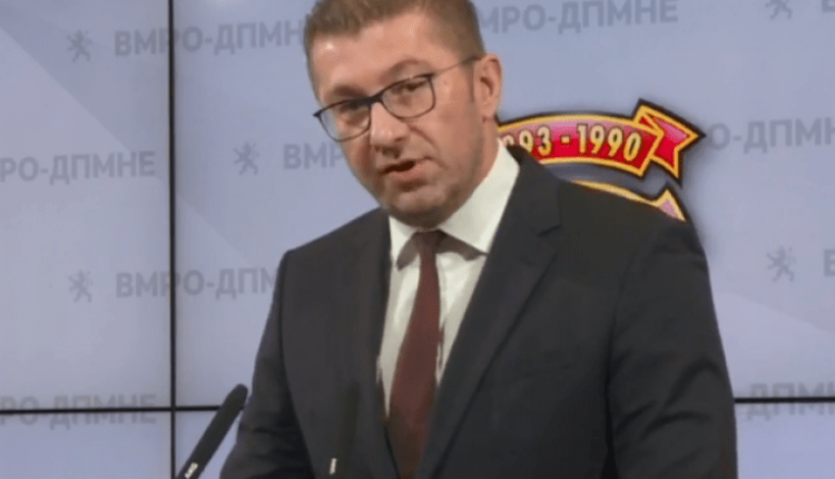 VMRO-DPMNE kërkon zgjedhje të parakohshme, Mickoski: Punojmë për sigurimin e shumicës