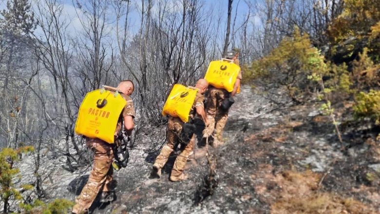 Rreth 600 policë janë angazhuar për shuarjen e zjarreve në Maqedoni