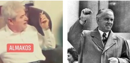 Ali Ahmeti pi duhon dhe Enver Hoxhës i këndon (VIDEO)