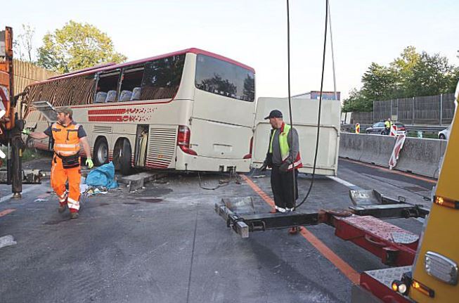 Austri: Pamje nga vendi ku u aksidentua autobusi nga Kosova (FOTO)