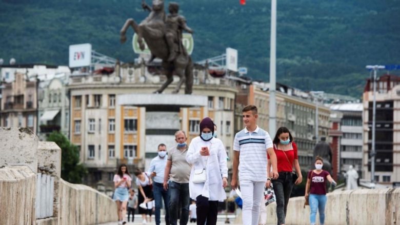 Maqedonia e Veriut në kovid-zonën e verdhë, për momentin nuk ka masa të reja