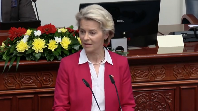 Von der Leyen e përsërit qëndrimin e saj: Do ta respektojmë gjuhën maqedonase