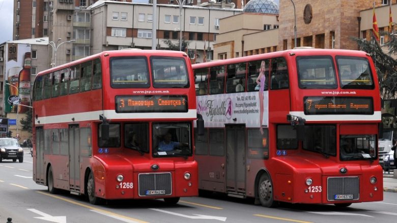 Tërhiqen nga qarkullimi autobusët e NTP “Shkupi”, morën kërcënim për bombë