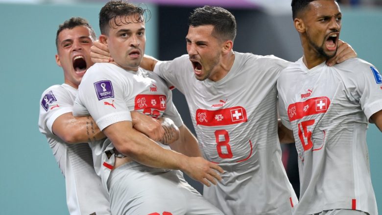 Tre gola për pikët e plota dhe kalimin në fazën tjetër, Zvicra me Xhakën dhe Shaqiri gjunjëzojnë sërish serbët