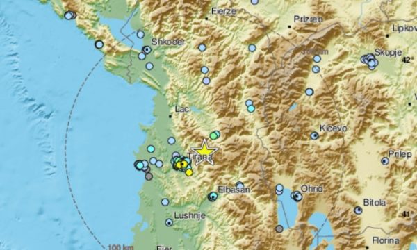 Shqipëria tronditet nga dy lëkundje të forta tërmeti (DETAJE)