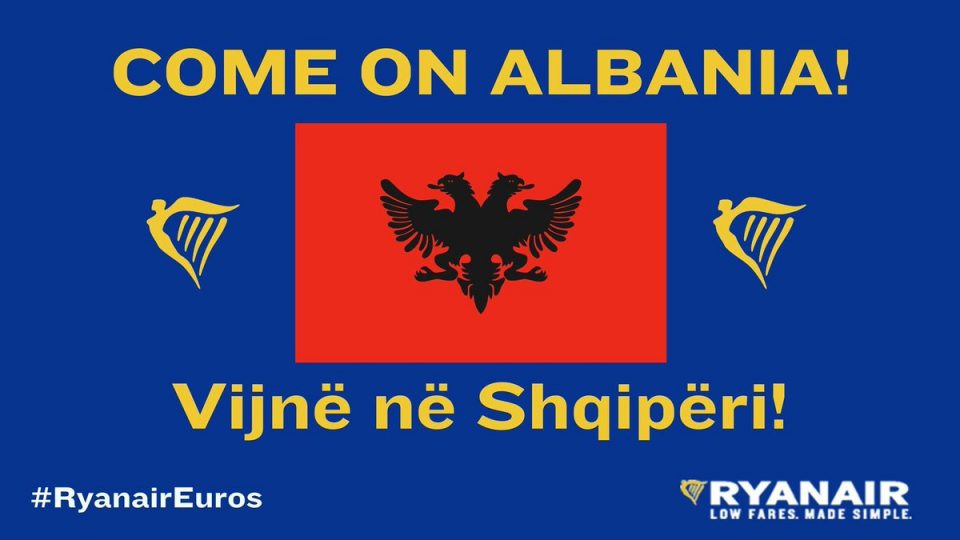 Ryanair nis fluturimet nga Shqipëria