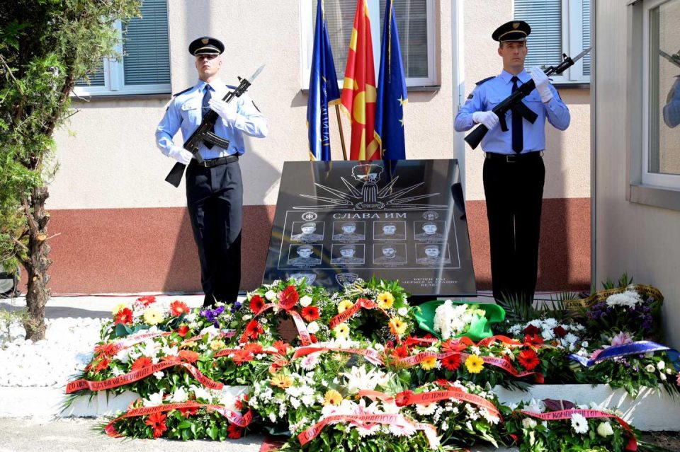 Kumanovë, pllakë përkujtimore për policët e vrarë në “Lagjen e Trimave”