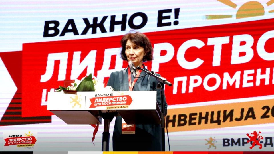 Gordana Siljanovska – Davkova shpalosi prioritetet e saj nëse zgjedhet presidente e Maqedonisë
