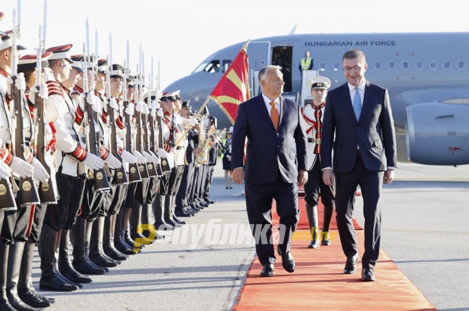 Kryeministri hungarez Viktor Orban mbërriti në Maqedoni