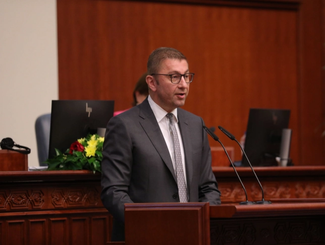 Mickoski: Qeverinë e udhëheq ekskluzivisht nga interesat e atdheut tim, Maqedonisë