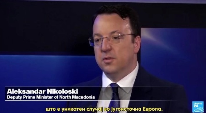 Nikolloski për TV France 24: Dy korridore panevropiane kryqëzohen në lindje të Shkupit – Një rast unik në Evropën Juglindore