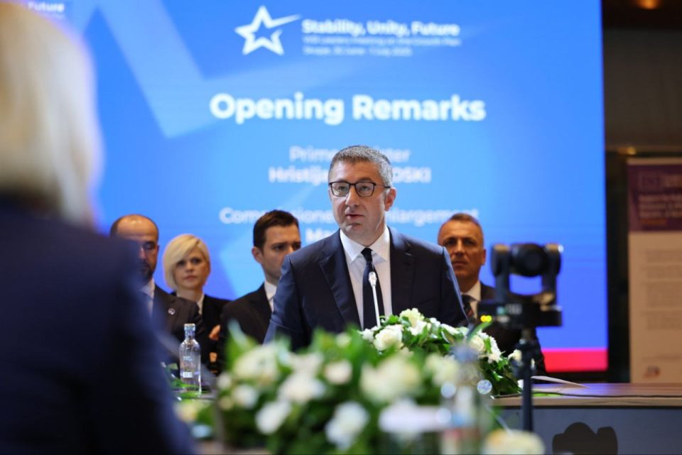 Mickoski: Nuk pranojmë imponime nën maskën e procesit europian, Europa është shtëpia e ligjit, drejtësisë dhe dinjitetit